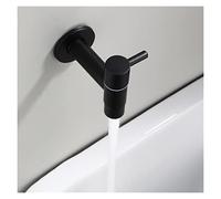 Rubinetto per il bagno, Lavatrice rubinetto in acciaio inox da bagno singolo freddo nero miscelatore piccolo(Style 2)