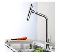 Rubinetto per il bagno, Rubinetto da cucina rotante in acciaio inossidabile 304, lavello for lavabo caldo e freddo senza piombo Miscelatore girevole 360