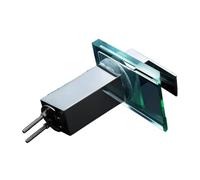 Rubinetto per il bagno, Rubinetto for lavabo a LED Cascata in ottone Temperatura Colori Cambia Miscelatore for bagno, Rubinetti in vetro for lavabo montati su piano per mobiletto(102)