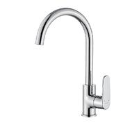 Rubinetto per lavabo a colonna DIMA con beccuccio a U