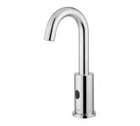 Rubinetto per lavabo a fotocellula alimentato a batteria con premiscelatore - Idral 02503/1PT