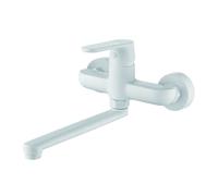 Rubinetto per lavabo a parete DIMA bianco