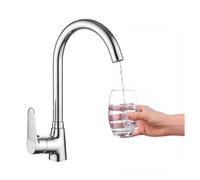 Rubinetto per lavabo a pavimento ATEZ Kuchinox con beccuccio a U, cromato