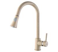 Laveo Daru rubinetto da cucina verticale beige BLD469D