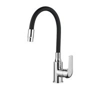 Rubinetto per lavabo a pavimento con beccuccio flessibile