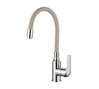 Kuchinox Elza rubinetto da cucina verticale cromo-beige BKE461D