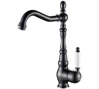 Laveo Evora rubinetto da cucina verticale nero BAE765D