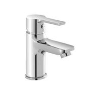 Rubinetto per lavabo cromato in ottone con piletta automatica Prima