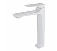 Rubinetto per lavabo da bagno a foro singolo in rame Rubinetto miscelatore a doppia maniglia Controllo dell'acqua manuale Montaggio sul ponte Acqua calda e fredda Miscelazione di acqua calda e fredda