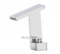 Rubinetto per lavabo da bagno a leva singola in rame rubinetto miscelatore a cascata di controllo dell'acqua calda e fredda rubinetto per lavabo sottopiano Set di rubinetti per lavabo dal design