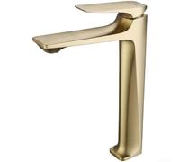 Rubinetto per lavabo da bagno Rubinetto miscelatore per lavabo monocomando, in lega di rame, rubinetto per vanità RV 1 o 3 fori con flusso a bolle morbide e cartuccia a disco in porcellana (H)