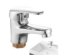 Rubinetto per lavabo da bagno, rubinetto monocomando, dispositivo di controllo 'acqua, struttura in resistente alla corrosione, facile installazione, ideale per case mobili, camper, cucine
