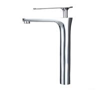 Rubinetto per lavabo da bagno, rubinetto nordico di lusso, in rame, design a prova di spruzzi d'acqua, per lavelli sottopiano cucina (stile alto)