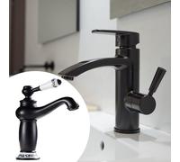 Rubinetto per lavabo da bagno, rubinetto per acqua calda e fredda, cartuccia in