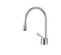 Rubinetto Per Lavabo Di Design Set Di Rubinetti Per Bagno Shine Chrome Silver Miscelatore Per Bagno Caldo E Freddo,corto