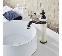 Rubinetto per lavabo in ottone stile europeo retrò miscelatore acqua calda e fredda finitura bronzo rubinetto lavabo design vintage per casa e cucina