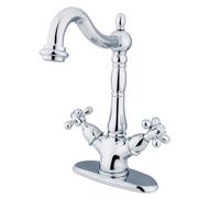 Rubinetto per lavabo Kingston Brass KS1491AX, cromato lucido