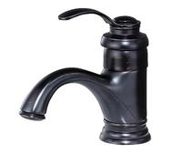 Rubinetto per lavabo, Rubinetto for lavabo monoforo modello basso in rame