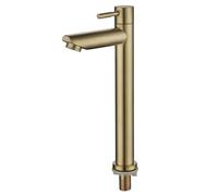 Rubinetto per lavabo, Rubinetto singolo for lavabo freddo in acciaio inossidabile