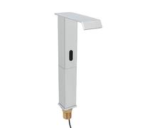 Rubinetto per lavabo senza contatto con valvola di miscelazione della temperatura, sensore a infrarossi, rubinetto singolo, sensore di movimento automatico, funzione di arresto dell'acqua e risparmio