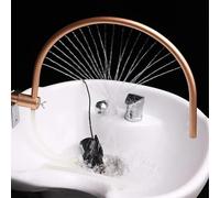 Rubinetto per Lavabo Spa Testa di Circolazione dell'Acqua, Testa Spa Circolazione dell'Acqua Telaio Regolabile A 180°, Shampoo Lettino Ciotola Lavaggio Parrucchiere Stile Cura del Cuoio Capelluto