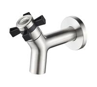 Rubinetto per lavanderia in acciaio resistente Adattatore di connessione rapida Configurazioni facili Stili moderni Adattatore ad apertura rapida per lavatrice Presa d'acqua ergonomica per lavatrice