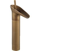 Rubinetto per Lavandino da Bagno A Cascata retrò Monocomando in Ottone Antico Rubinetto A Cascata Rubinetti Vintage per Lavabo da Bagno, High