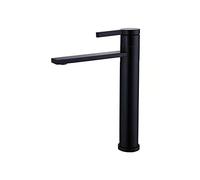Rubinetto per lavandino del bagno ad arco alto, rubinetto miscelatore monocomando in rame senza piombo, moderno rubinetto per lavabo per elegante arredamento da bagno