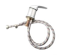 Rubinetto per lavandino per shampoo e parrucchiere, con controllo dell'acqua calda e fredda, set di rubinetti da letto in lega di zinco e tubo doccia duraturo, per barbiere, shampoo, ciotola o salone