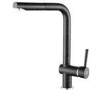 Laveo Luna rubinetto da cucina verticale nero BLZ769D