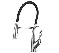 Rubinetto per lavello da Cucina con spruzzatore Estraibile, Rubinetto da Cucina a 2 funzioni con Design Magnetico, rubinetti per lavello da Cucina con Maniglia Singola in Lega di Zinco, Cromato