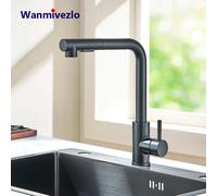 Rubinetto per lavello da cucina estraibile Due modelli Ugello spruzzatore a flusso Rubinetto miscelatore acqua calda fredda in acciaio inossidabile