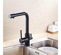 Rubinetto per lavello da cucina in ottone anticato stile europeo rubinetto miscelatore con aeratore girevole bronzo infissi opaco nero e marrone finitura per bagno e cucina aggiornamento