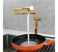 Rubinetto per Riempire Pentole in Ottone Massiccio Rubinetto per Riempire Pentole in Ottone Massiccio Rubinetto Pieghevole per Cucine A 2 Maniglie con Braccio Oscillante A Doppio Gi, D