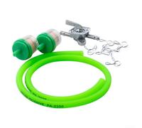 Rubinetto per serbatoio del carburante ATV, con morsetti in linea, confezione da 1, per moto da cross e scooter da 150 cc, sostituzione diretta, costruzione ABS ad alta resistenza, uso fuoristrada