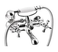 Rubinetto Per Vasca Cromo A Muro Leve Trasversali