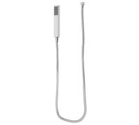 Rubinetto per vasca da bagno a cascata, soffione doccia a cascata, rubinetto vasca da bagno con doccetta a mano, miscelatore per bagno, rubinetto doccia montaggio a parete, quadrato, argento, per