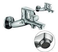 Kuchinox Cento rubinetto per vasca e doccia a parete cromo BKC010D