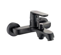 Kuchinox Dima rubinetto per vasca e doccia a parete nero BQD710D