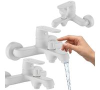 Kuchinox Dima rubinetto per vasca e doccia a parete bianco BQD610D