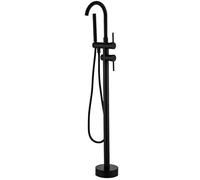 Rubinetto per vasca da bagno indipendente con doccia ad alto flusso e miscelatore portatile per installazione moderna del bagno