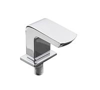 Rubinetto per vasca da bagno quadrato in ottone con valvola deviatrice Miscelatore per doccia a tripla maniglia Cartuccia in ceramica per vasca da bagno e cascata Design Apparecchio da bagno di lusso