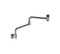 Rubinetto pieghevole, rubinetto da cucina allungabile, testa da tavolo, lavabo, raffreddamento singolo rotante lungo domestico, tipo a parete universale(Wire Drawing-01)