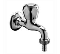 RUBINETTO PORTAGOMMA 1/2" CON ROSONE DANUBIO 1/2" Rubinetti Lavatrice