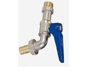 RUBINETTO PORTAGOMMA A SFERA EFFEBI VIVA OTTONE DA 1/2" A 3/4" ANTIGELO