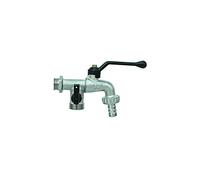 RUBINETTO PORTAGOMMA DUPLEX 1/2X3/4