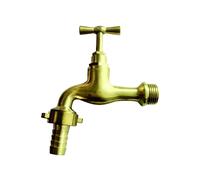 Rubinetto portagomma ottone lucidato 1/2" - Utilia