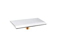 Rubinetto quadrato in ottone per vasca da bagno con interruttore, miscelatore a cascata, deviatore a cascata, cartuccia in ceramica a tripla maniglia, perfetto per soffioni da bagno e doccia (Robinet