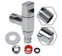Rubinetto resistente valvola angolare valvola di arresto bagno ottone G1/2 G3/4