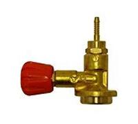RUBINETTO RIDUTTORE GAS PER CANNELLO TURBO SET 90 e 30 CON ATTACCO 7/16 UNIVERSALE EUROPA PER BOMBOLE USA E GETTA GAS PROPANO